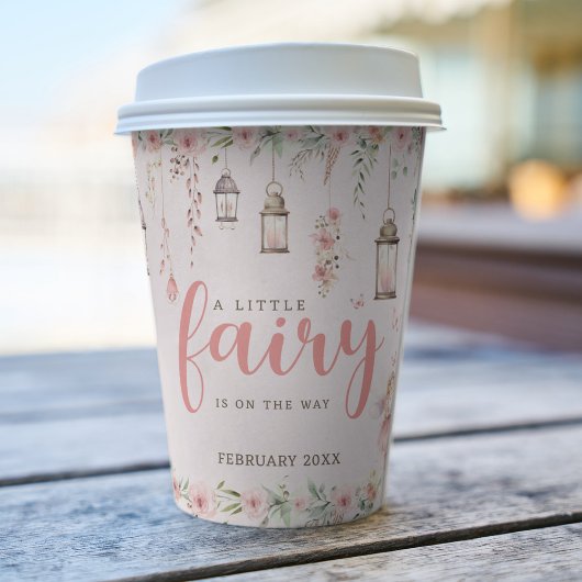 小さな妖精の魅惑ピンクの赤ちゃんシャワー 紙コップ
