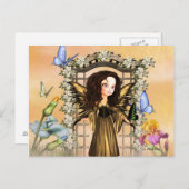 小さな妖精はがき ポストカード (正面/裏面)