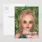 小さな妖精 ポストカード (正面/裏面)