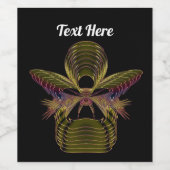 小さな妖精 ワインラベル (シングルラベル)