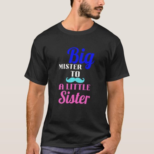 小さな妹に子供のビッグミスターBig Brother Uni Tシャツ (正面)