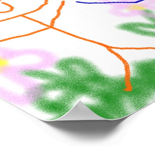 小さな子どもたちを愛するKRWイエス ポスター (角)