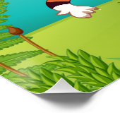 小さな子ライオンの大きな咆哮 グロス ポスター (コーナー)