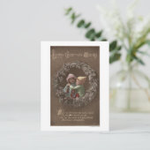 小さな子供たちが抱き締める ポストカード (スタンド正面)