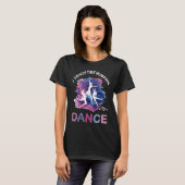 小さな子供たちにダンスを教える おもしろダンス先生 Tシャツ (正面フル)