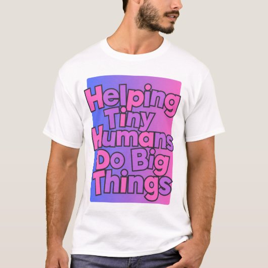 小さな子供たちをサポート Tシャツ (正面)
