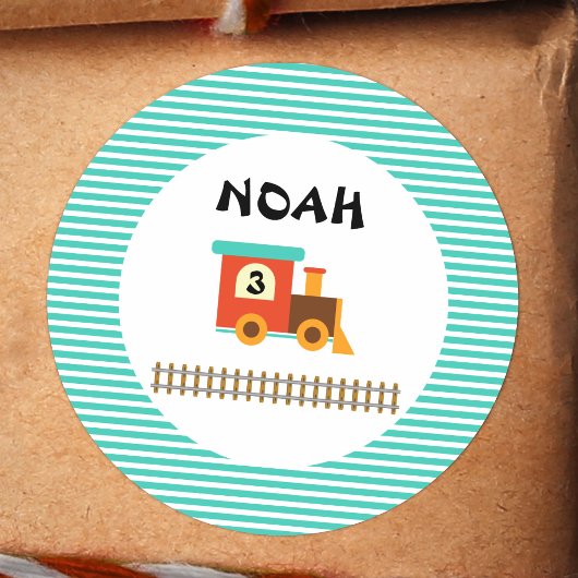 小さな子供のための誕生日パーティーをトレーニング ラウンドシール