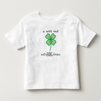 小さな子供の大きな夢の幼児用Tシャツ トドラーTシャツ