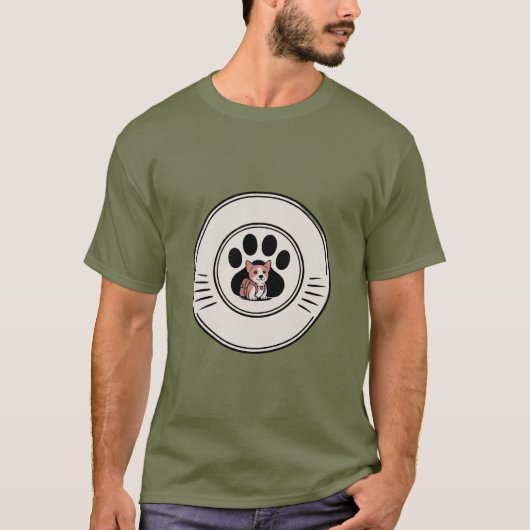 小さな子犬の大冒険 Tシャツ (正面)