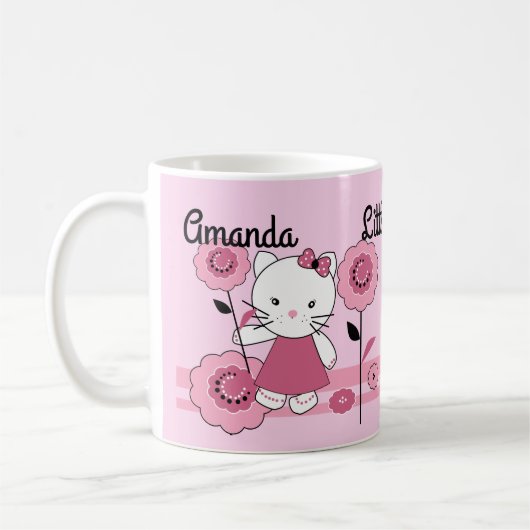 小さな子猫 コーヒーマグカップ (左)