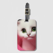 小さな子猫 ラゲッジタグ (正面縦)