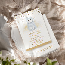 小さな子羊が宗教的な赤ちゃんシャワーを途中にある