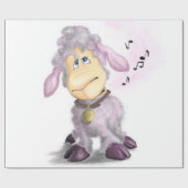 小さな子羊とベルラッピング紙ギフト ラッピングペーパー (フラット)