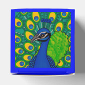 小さな孔雀の好意ボックス。 フェイバーボックス (上部)