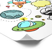 小さな宇宙飛行士のポスター ポスター (角)