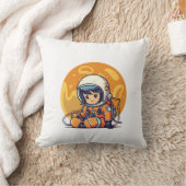 小さな宇宙飛行士の夢 クッション (ブランケット)