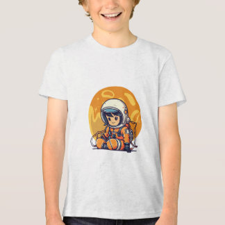小さな宇宙飛行士の夢 トライブレンドTシャツ