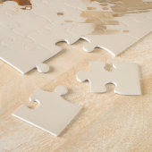 小さな宇宙飛行士の少年と犬 ジグソーパズル (側面)