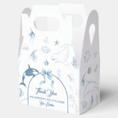 小さな宝物海赤ちゃんシャワー フェイバーボックス (オープン)