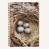 小さな宝物 鳥の巣 たまご ノートブック (正面)