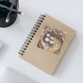 小さな宝鳥の巣エッグ写真 スクエアシール