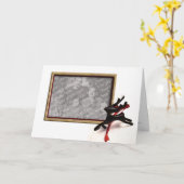 小さな宝 カード (黄色い花)