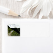 「小さな家だ。巨大な庭だ」 右室差出人住所ラベル ラベル (インサイチュ)