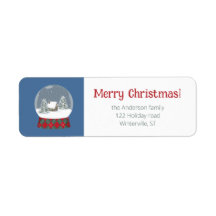 小さな家で雪の球体 –