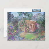 小さな家と小道 ポストカード (正面/裏面)