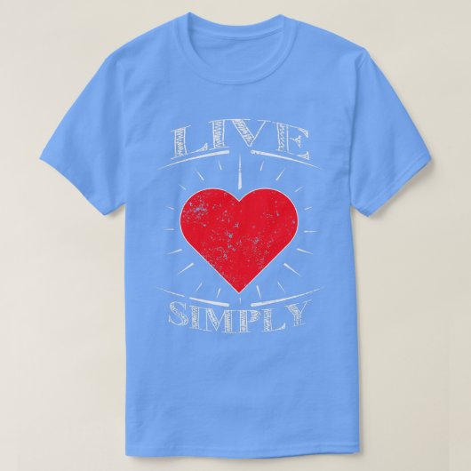 小さな家のシャツは単に小さな家に住んでいる Tシャツ (デザイン正面)