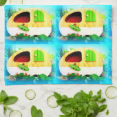 小さな家ジプシー・キャラバン キッチンタオル (折り畳み)