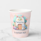 小さな小さな家とドラゴン1st誕生日パーティー 紙コップ (正面)