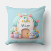小さな小さな家に小さな龍と名前の少年 クッション (正面)