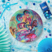 小さな小妖精や小人のキノコ。  ペーパープレート (パーティー)