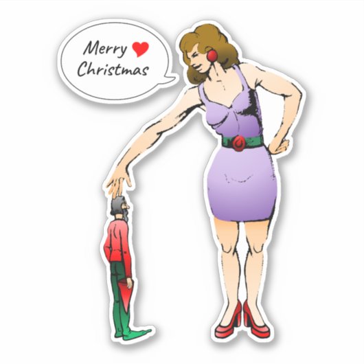 小さな小妖精や小人。 シール (正面)