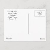 小さな小川… ポストカード (裏面)