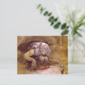 小さな少年とトロール ポストカード (スタンド正面)