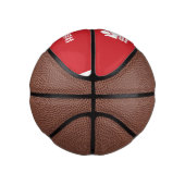 小さな少年の消防車の名前赤と白 ミニバスケットボール (右)