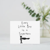 小さな少年はみなスーパーヒーローだ ポストカード (スタンド正面)