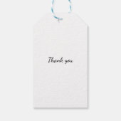 小さな尾とキラキラ光 ギフトタグ (裏面)