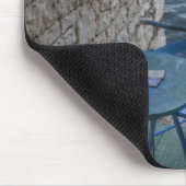 小さな屋外カフェに マウスパッド (コーナー)