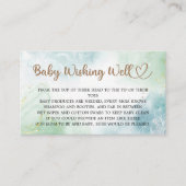 小さな山花が順調に願ってベビー中だ エンクロージャーカード (正面)