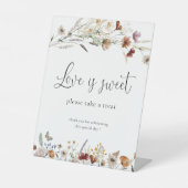 小さな山花の恋は甘いサイン 台座サイン (正面)