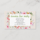 小さな山花の本ベビーチケット エンクロージャーカード (正面)