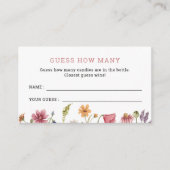 小さな山花は何試合か推測 エンクロージャーカード (正面)