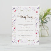 小さな山花書道の赤ちゃんシャワー 招待状 (スタンド正面)