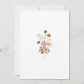 小さな山花 招待状 (裏面)