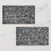 小さな岩のテクスチャを閉じる 名刺 (正面/裏面)