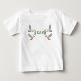小さな平和の使者 ベビーTシャツ