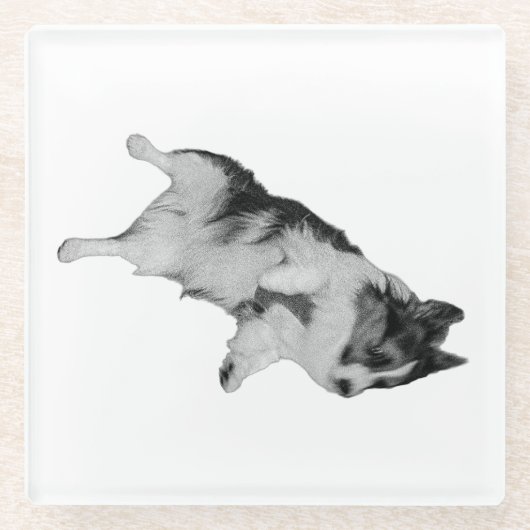 小さな平和 ガラスコースター (正面)